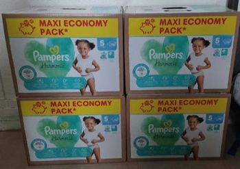 Couches pampers harmonie T5