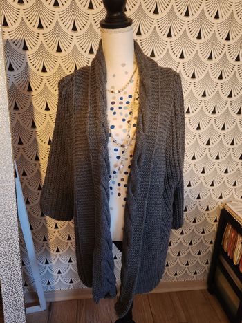 Gilet femme gris