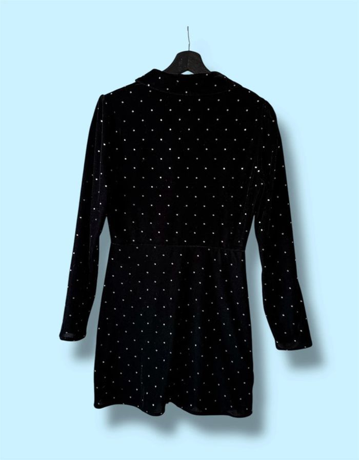 Robe velours et strass Zara - photo numéro 2