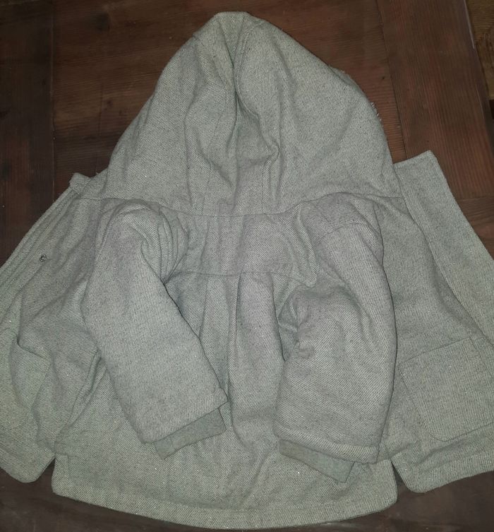 Manteau chaud hiver argenté fille 12 mois - photo numéro 4