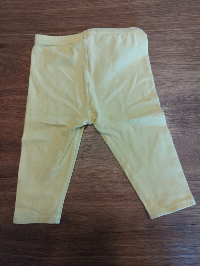 Legging jaune Obaïbi 12 mois - photo numéro 2