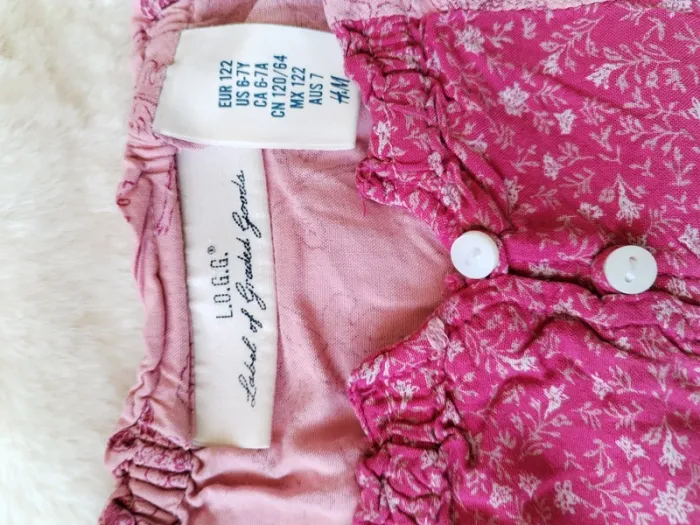 Robe H&M 6-7 ans (122 cm) 🌸 - photo numéro 3