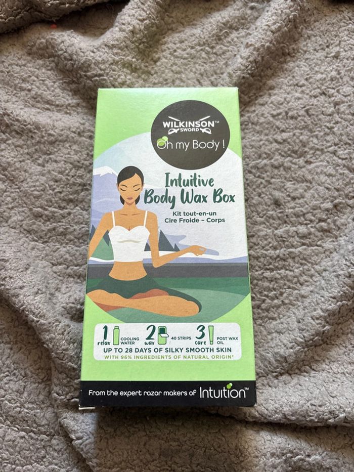 Kit tout en cire froide corps