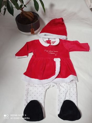 pyjama de noel + bonnet