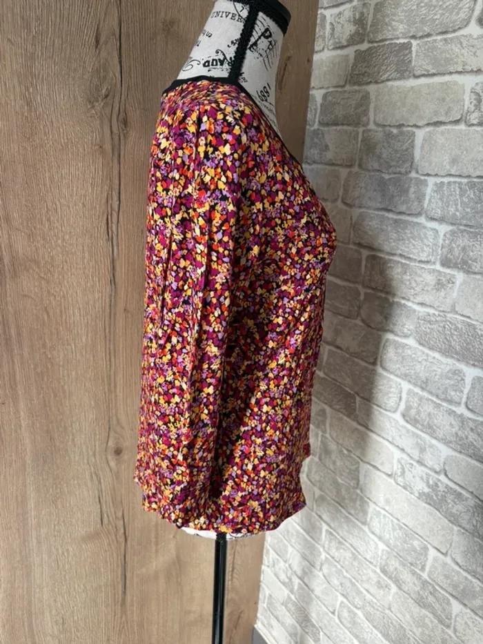 Blouse fleurie fluide taille 2 (38/40) - photo numéro 4