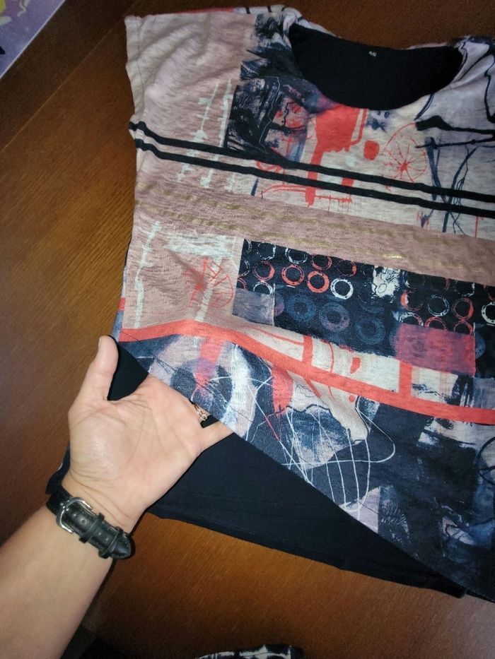 Tee-shirt femme T46-48 - photo numéro 2