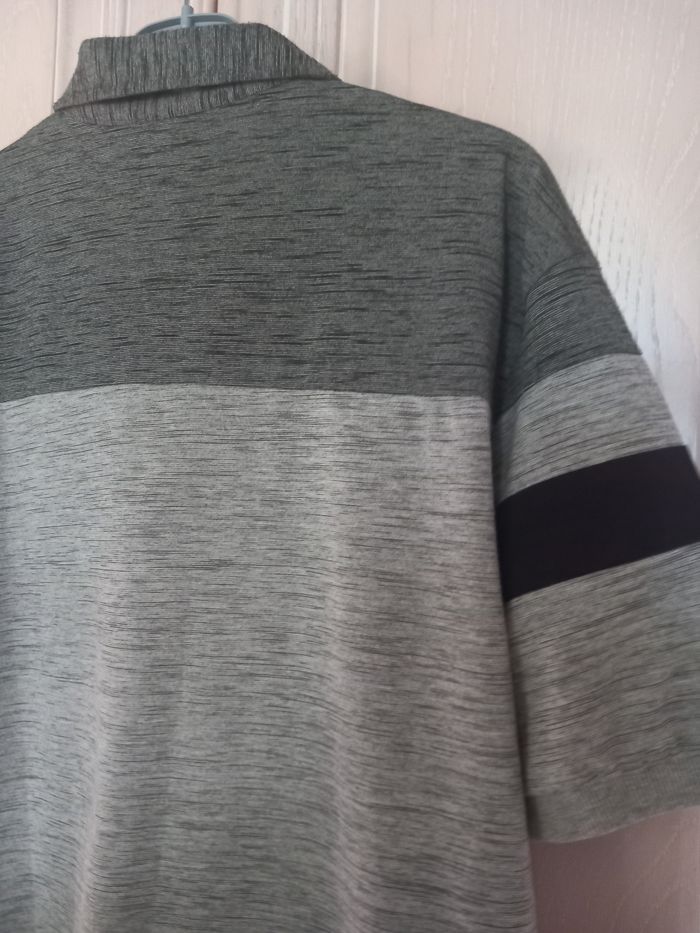 Polo gris et noir taille L Stil Park - photo numéro 10