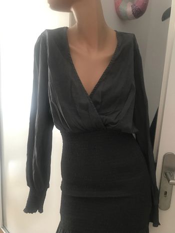 Robe satin et smock taille S