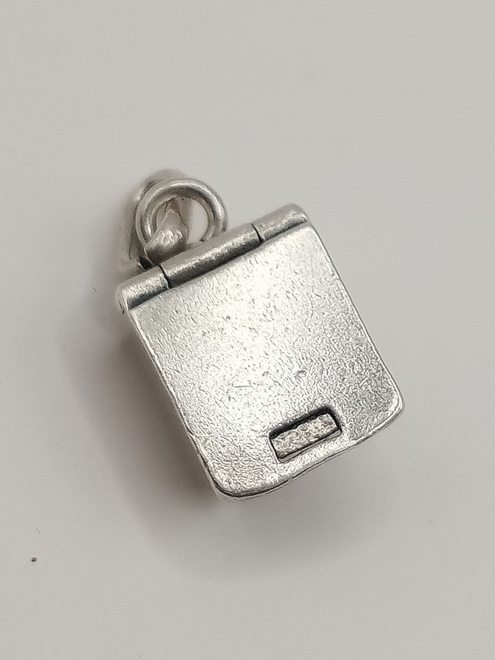 Ciondolo  che si apre collana antico vintage anni '50/'60 argento 10 gr  ciondolo cuore - photo numéro 9