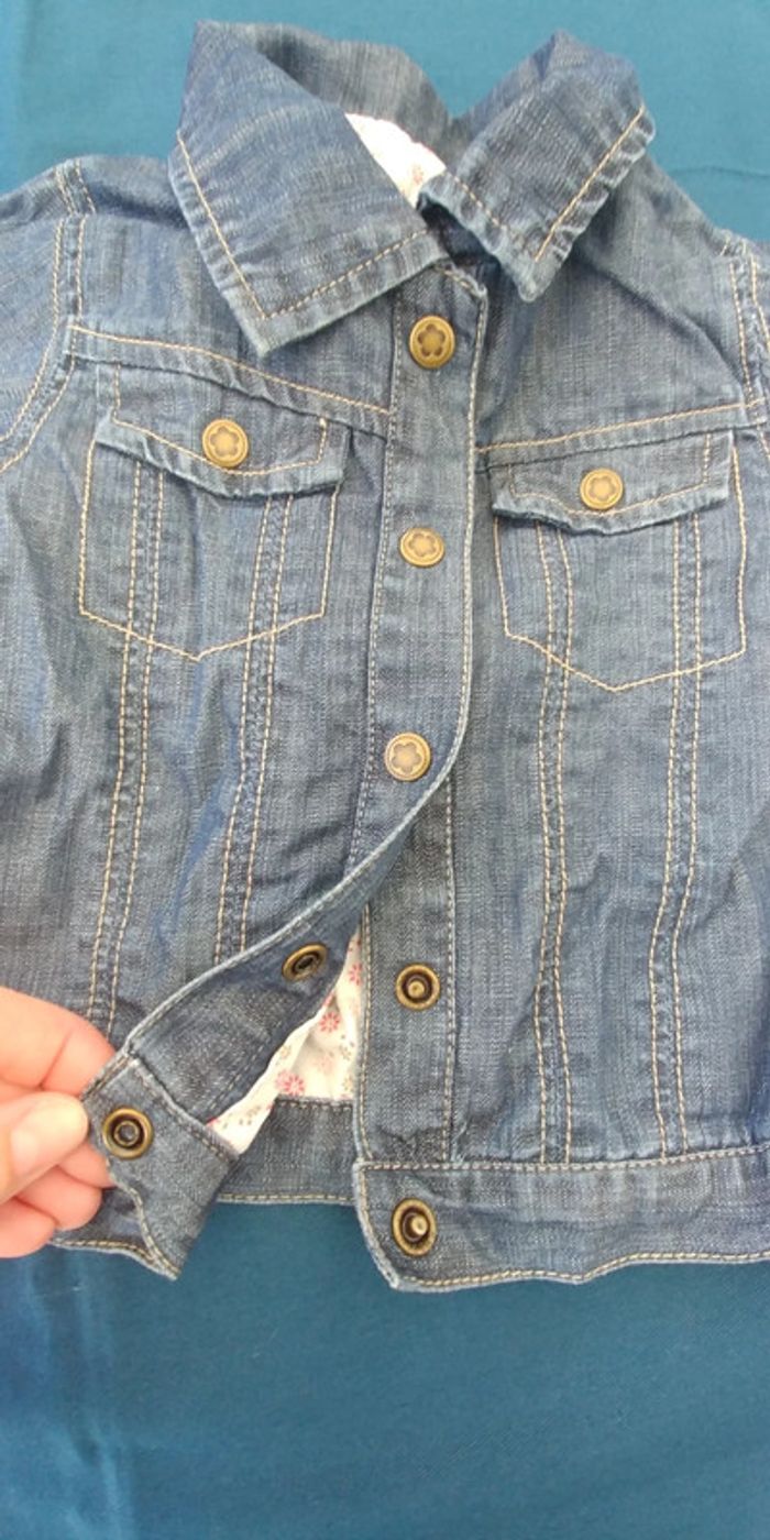 Veste en jean 12 mois - photo numéro 4