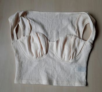 Bustier beige Shein 34