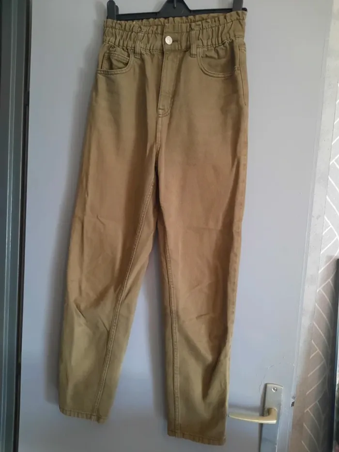 Jean large kaki taille 32
