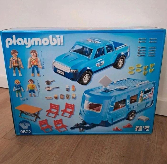 80 € Playmobil 9502 Fun Park Pick up et CaravaneNeuf - Boite scellée - photo numéro 2