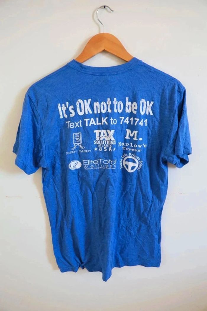 C36 t-shirt bleu Next Level M - photo numéro 2