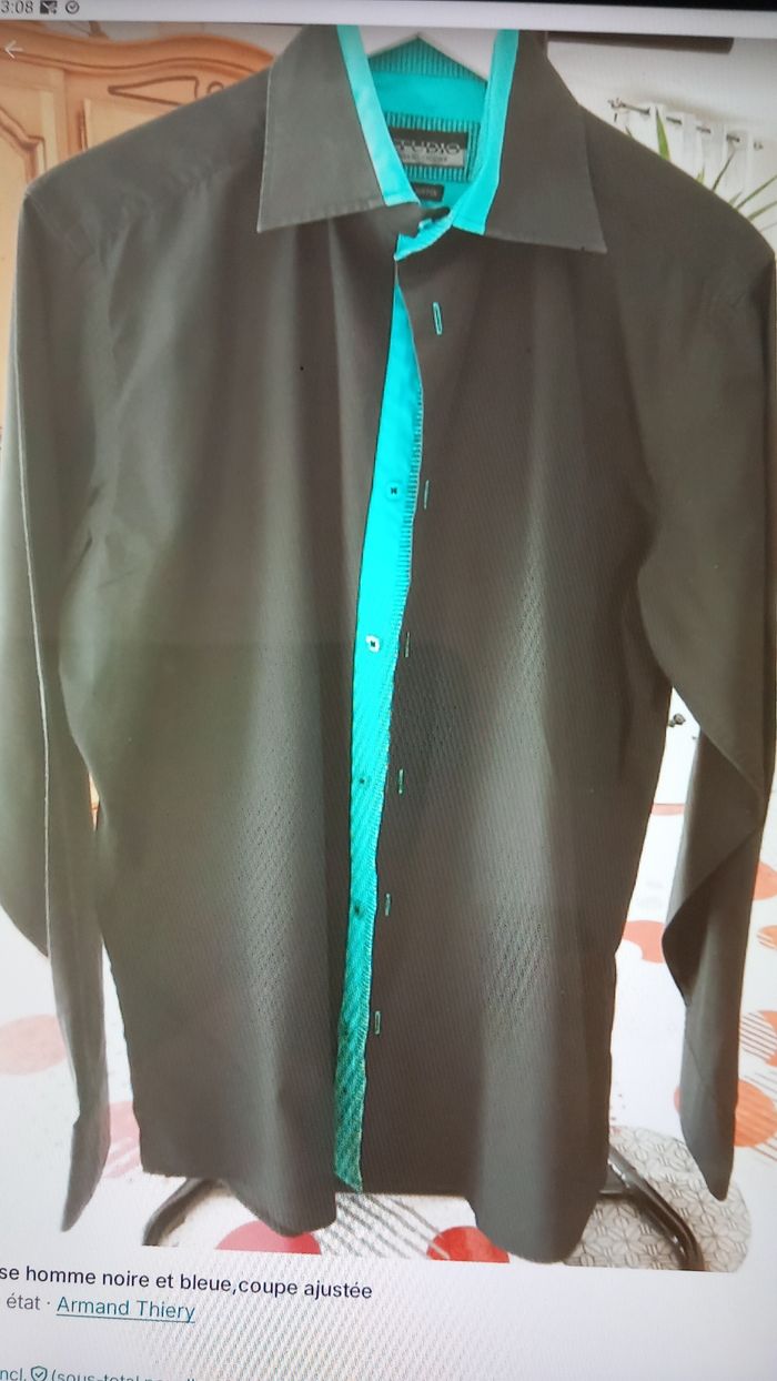 Chemise homme ,coupe ajustée. - photo numéro 3