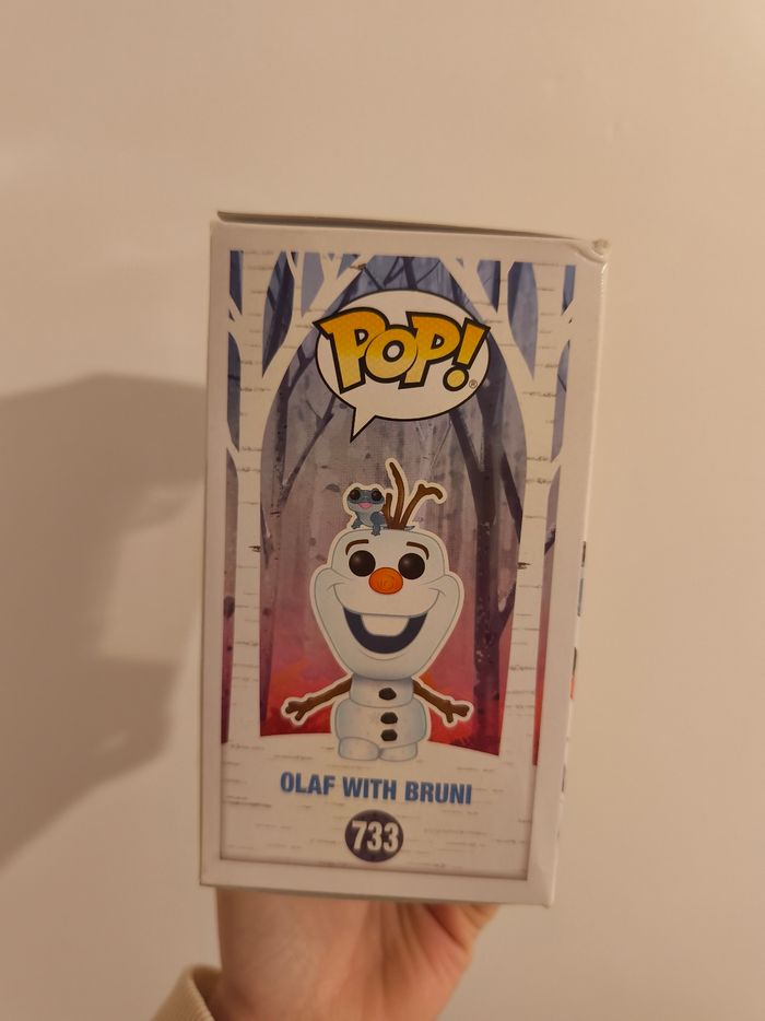 Figurine Disney Frozen Olaf with bruni 733 funko'pop - photo numéro 4