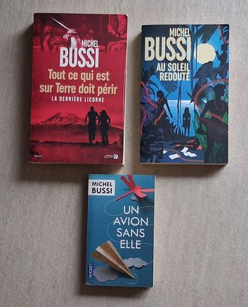 Lot 3 thrillers de Michel Bussi - 2 Grand format et 1 poche