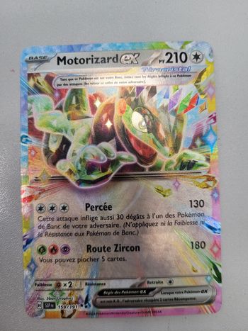 Vends carte pokemon motorizard 159/191 étincelles déferlantes