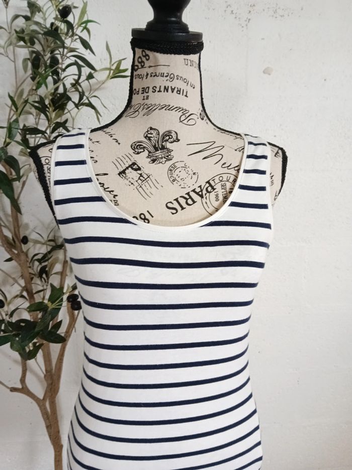 🖤🤍 Débardeur basique rayé noir et blanc – H&M - photo numéro 7