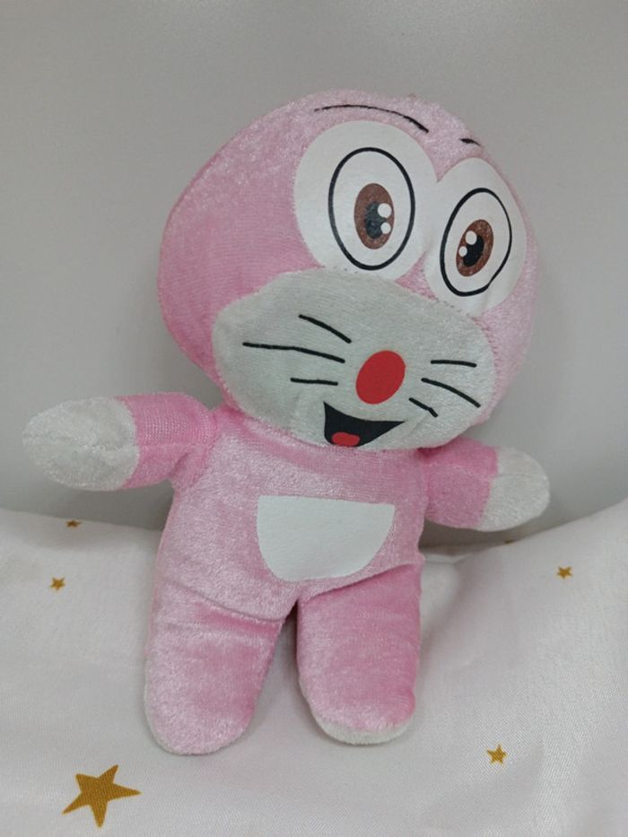 Rose pink peluche plush  doudou poupée nounours Teddy chat cat Doraemon kawaii Sakura animé japonais - photo numéro 2