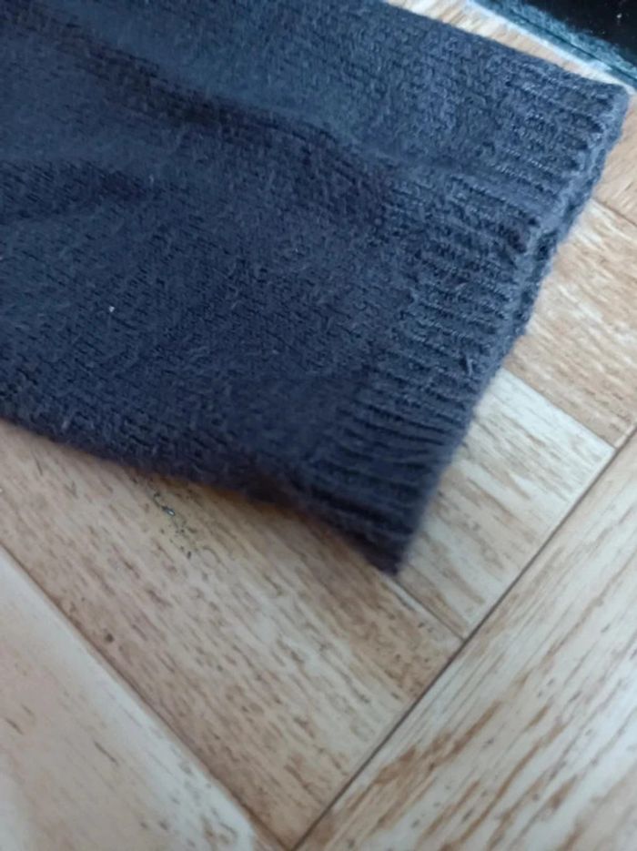 Pull fille marron foncé et rouge Okaïdi taille 12 ans en excellent état - photo numéro 10