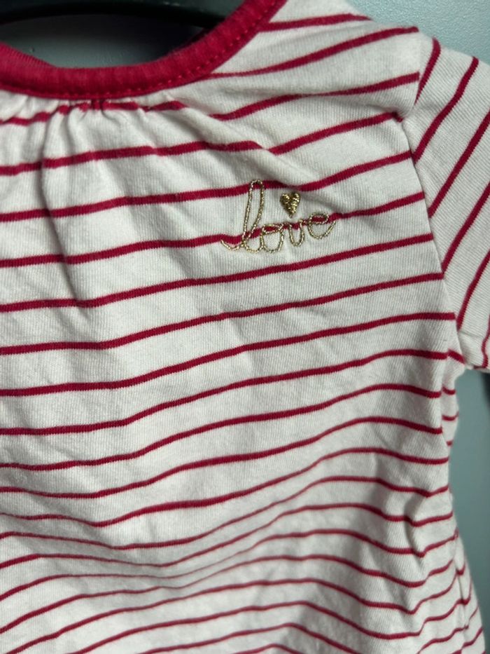 Ensemble tee shirt manches longues pantalon 1 mois - photo numéro 2