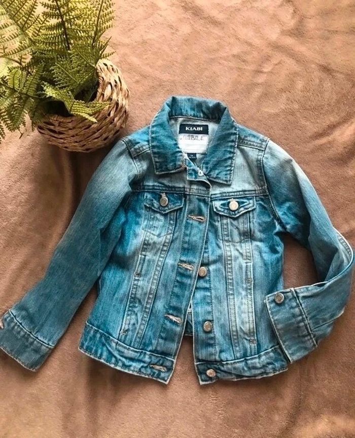 Veste en jean bleu fille Kiabi - photo numéro 7