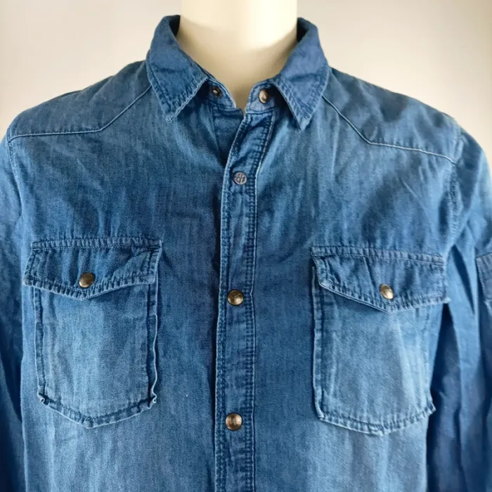 Chemise à manches longues jeans - IKKS - M A1252 - photo numéro 8