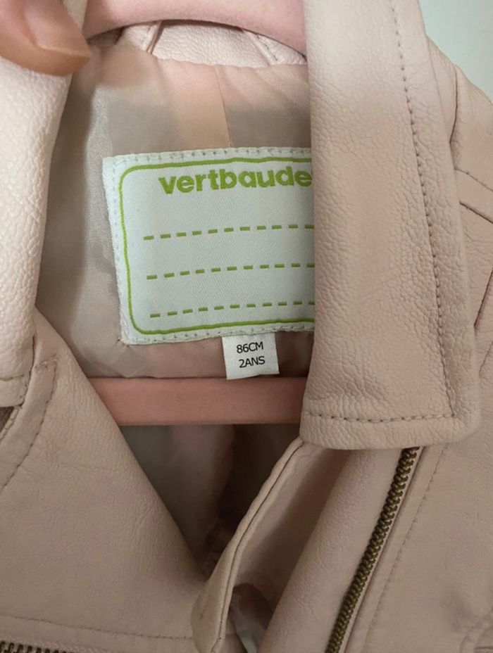 Vestes simicuir Vertbaudet taille 2 ans - photo numéro 3