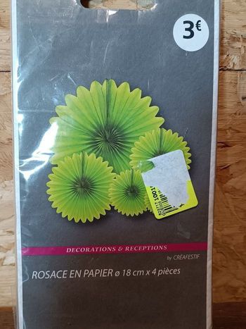Rosace en papier