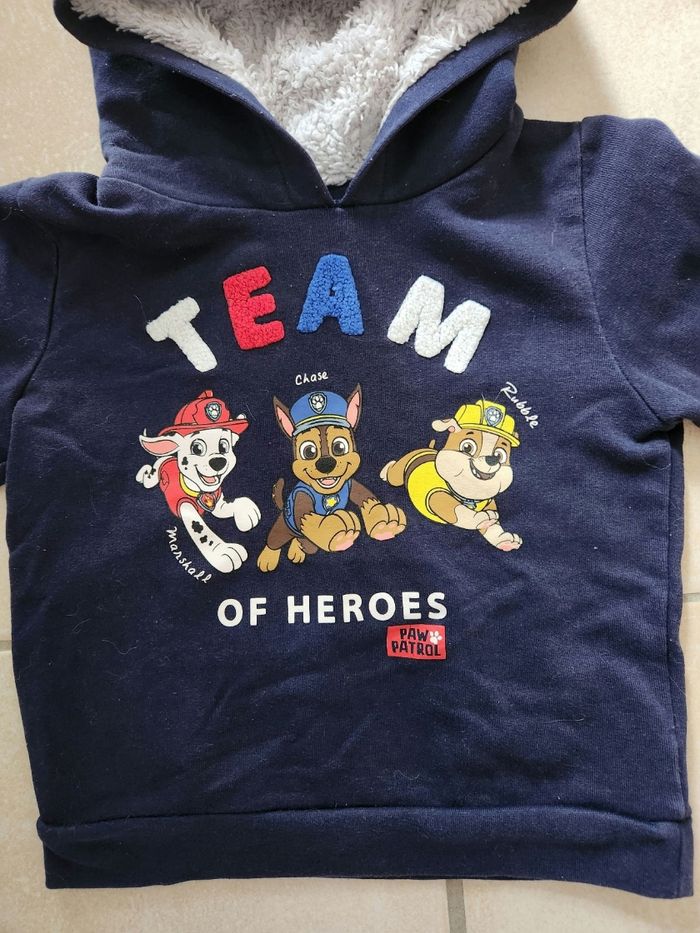 Sweat pat patrouille taille 4 ans - photo numéro 2