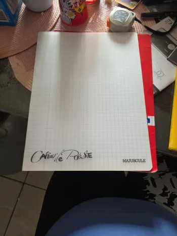 Cahier poésie