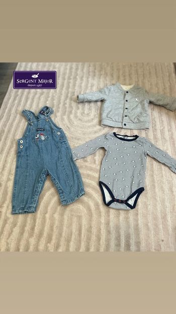 Ensemble Sergent major taille 6 mois