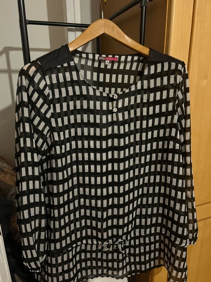 Blouse  noir et blanche