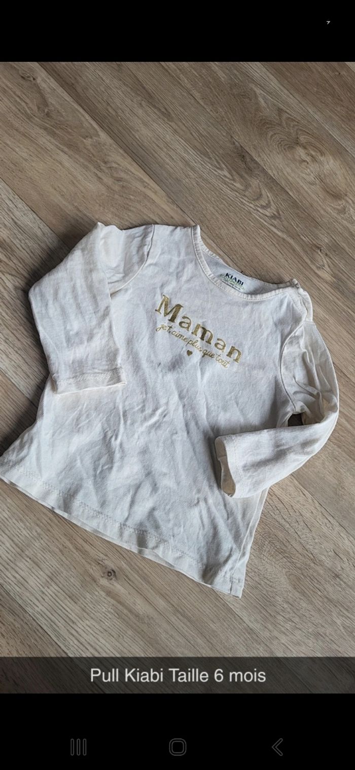 Pull Kiabi 6 mois