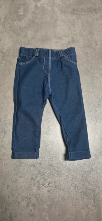 Jeans élastique pour petite fille