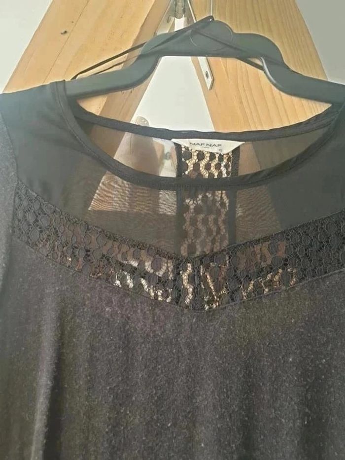 T-shirt manches longues Naf Naf - photo numéro 3
