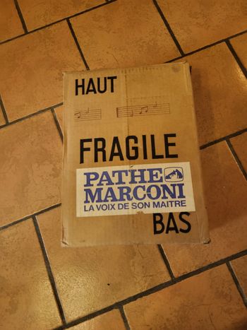 Tourne disque vintage pathe marconi