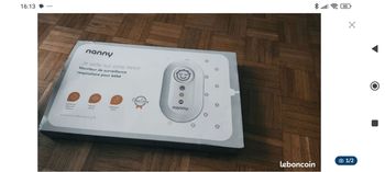 Nanny care - moniteur de surveillance respiratoire