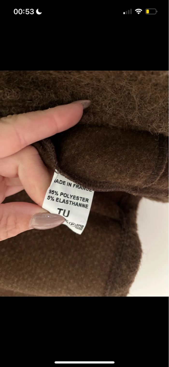 Veste sans manches choco taille unique - photo numéro 2