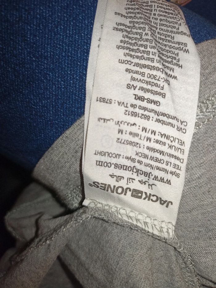 T-shirt manches longues Jack et Jones homme - photo numéro 3