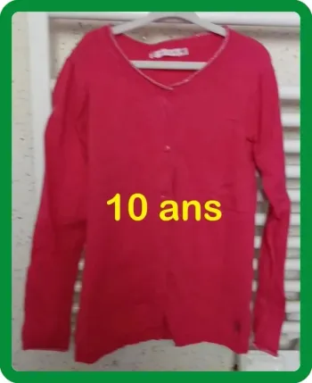 Gilet rose Gémo Taille 10 ans