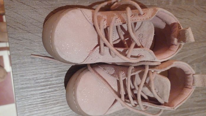 Chaussure montante rose poudrée - photo numéro 7