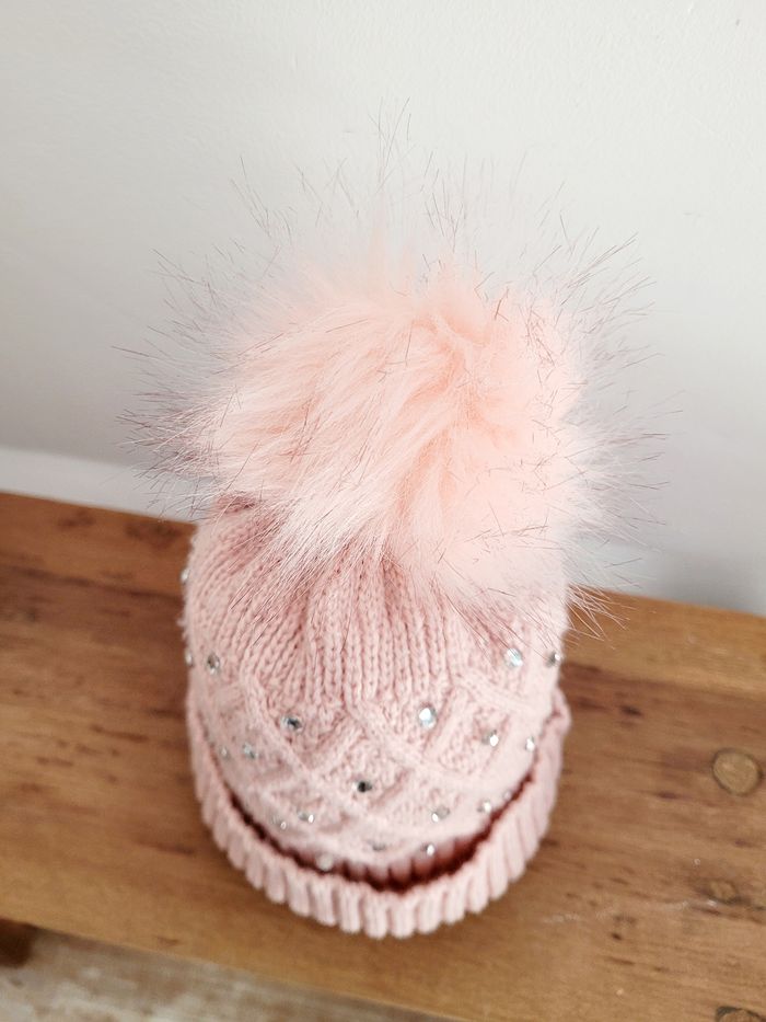 Bonnet pompon fille - photo numéro 3