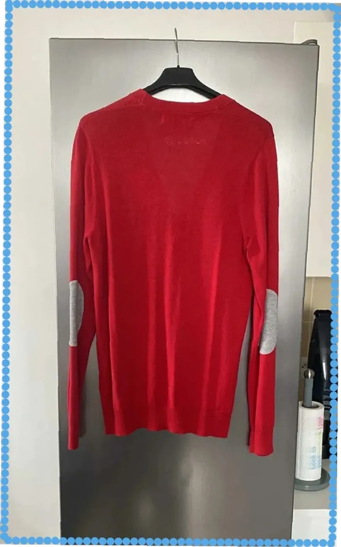 Cardigan Rouge Paul Stragas Taille S Neuf Homme - photo numéro 2