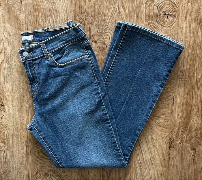 Jean/pantalon bleu Levi's 515 Bootcut/flare/évasé, femme, taille : W 28 (38 taille française) - photo numéro 4