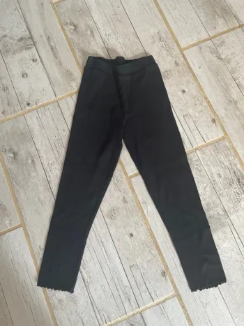Très joli legging noir hiver fille 8 ans