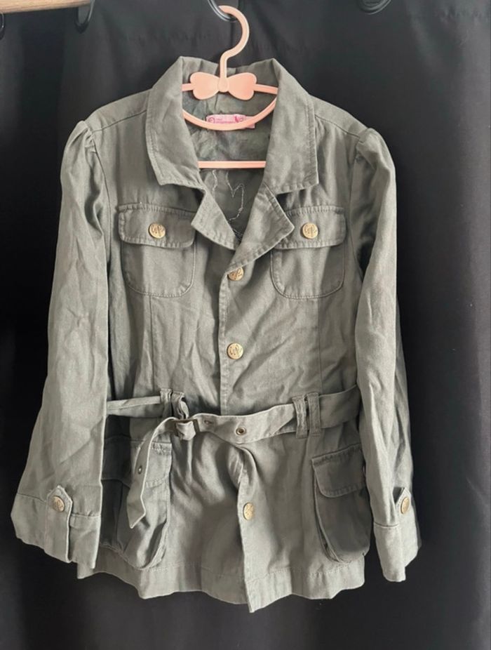 Trench fille kaki - photo numéro 2