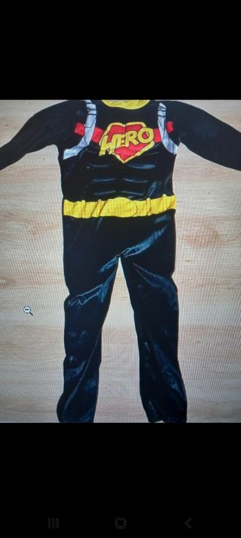 Déguisement enfant garçon super héros 5 à 6 ans