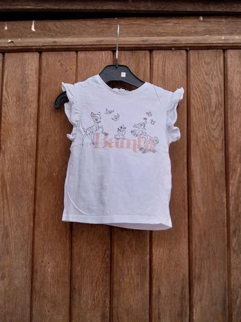 Tee-shirt bambi bébé fille 18 mois